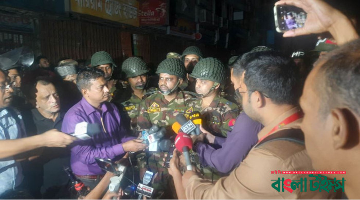 গুলিস্তানে ভবনটির বেজমেন্টে বিস্ফোরণ হয়েছে : সেনাবাহিনী